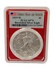 (4) American Eagles 2016, 2019, 2021, 2022 NGC, PCGS, Burnished, Lettered Edge