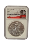 (4) American Eagles 2013, 2017, 2023 NGC, PCGS