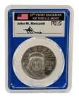 (3) Commemorative Silver Coins; American Eagle, US Mint, Statue of Liberty, PCGS