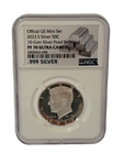 (5) Graded Kennedy Halves All Silver NGC