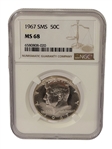 (6) Graded J.F. Kennedy Halves 40% Silver NGC