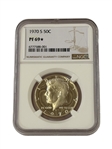 (6) Graded J.F. Kennedy Halves 40% Silver NGC