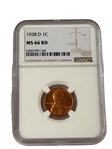 (8) Graded Lincoln Cents NGC