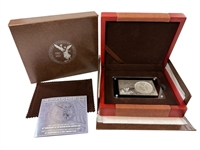 40th Anniversary Mexican Silver Libertad Coin and Bar. 3 Ounces .999 Silver Reverse Proof Original Box and COA