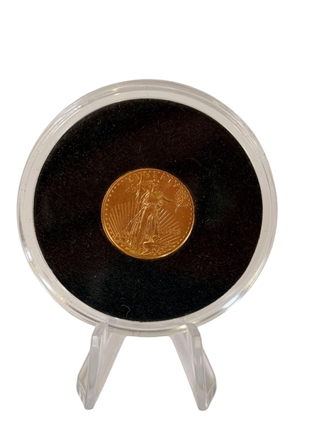 1998 1/10 Ounce Five Dollar Gold Standing Liberty Coin
