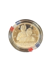 (2) Silver Commemorative Dollars (2) 1/2 Silver Dollars in Original Boxes and COA's