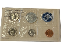 (8) US Mint Silver Uncirculated Sets; 1963, (2) 1964, 1965, 1968, 1969, 1970