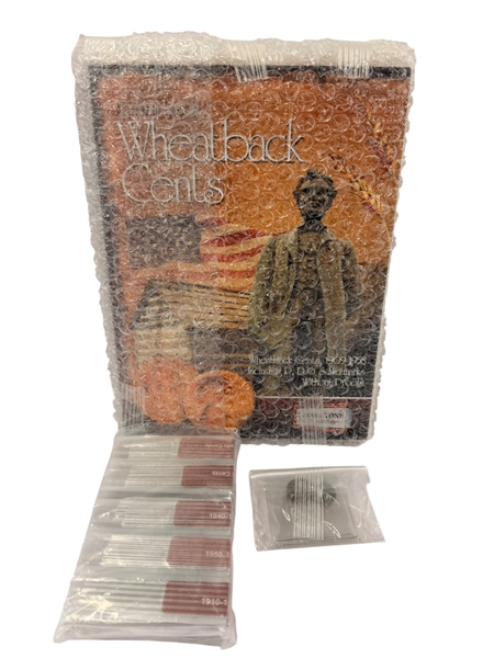 1909-1958 Cornerstone Wheatback Album Sealed with Rolled Sealed Cents