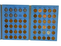 (5) Whitman's Albums A. Lincoln Cents (4) 1941-1958 Complete, (1) 1941-1974