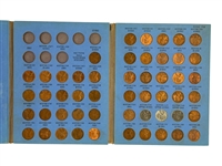 (5) Whitman's Albums A. Lincoln Cents (4) 1941-1958 Complete, (1) 1941-1974