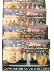 Large Group of Presidential Dollars Including OGP Rolls MS63 or Better, Satin Finish, Reverse Proofs.