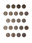 (4) Jefferson Nickel Albums 1938-1961 in Harris Albums Complete