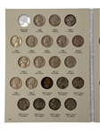 (4) Jefferson Nickel Albums 1938-1961 in Harris Albums Complete