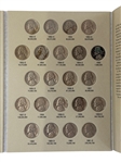 (4) Jefferson Nickel Albums 1938-1961 in Harris Albums Complete