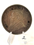 1892 South Africa DBL 5 Shillings Coin 