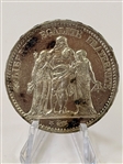 (4) France Silver 5 Francs Coins