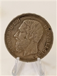 (4) Belgium 5, 100 Francs Coins .835, .900 Silver
