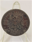 (6) German States Prussia 3 and 5 Marks Silver Coins