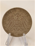 (8) German States Prussia & Baden 3, 5 Marks and 1 Thaler