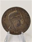 (8) German States Prussia & Baden 3, 5 Marks and 1 Thaler