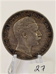(8) German States Prussia & Baden 3, 5 Marks and 1 Thaler