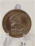 (4) Germany 2 and 5 Mark Coins, Wilhelm II Silver Medal