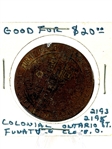 (8) Good for Trade Tokens Turn of the Century