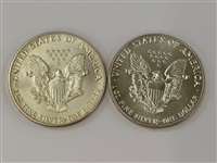 (6) BU Silver American Eagles