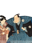Utagawa Kuniyoshi Woodblock The Monk Doin Hoshi