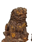 Pair of Cast Iron Foo Dogs