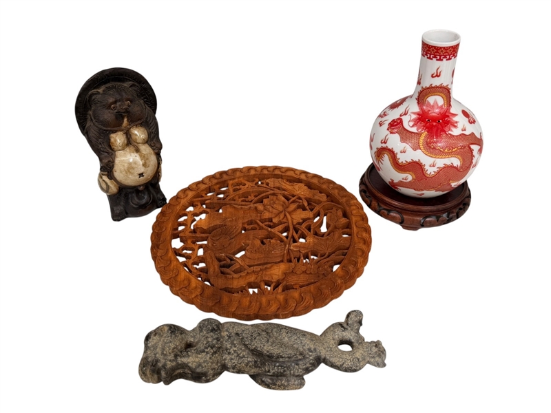 (4) Pieces of Asian Art