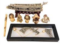 Group of Signed Netsuke