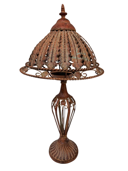 Cast Iron Table Candle Lamp