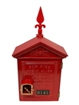 Gamewell Fire Box Fully Restored in Red
