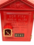 Gamewell Fire Box Fully Restored in Red