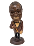 Large Louis Armstrong Chalkware Sculpture 1972 Esco Productions