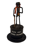 Cast Iron Metal Sculpture "Slan Leat" Irish for Goodbye