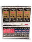 Set of Commemorative 1994 World Series Tickets in Uncut Sheet; Games 1,2,6,7