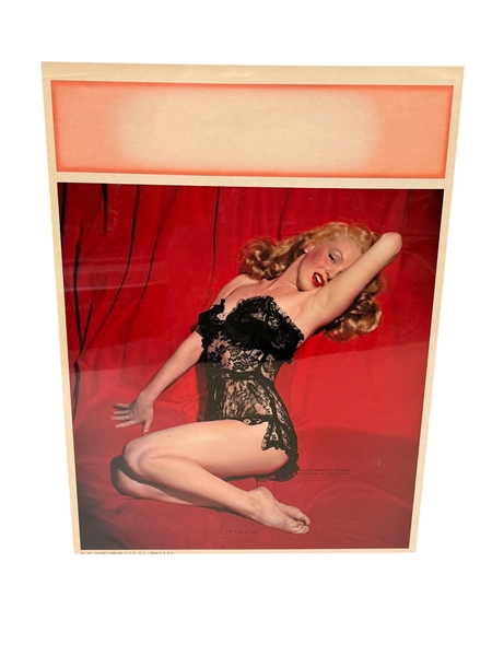 Marilyn Monroe "The Lure of Lace" Lithograph Lace Overprint