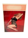 Marilyn Monroe "The Lure of Lace" Lithograph Lace Overprint
