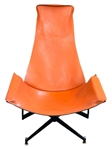 William Katavolos MCM Leather Slingback Chair