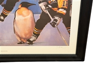 Steve Palmer Pittsburgh Penguins 25th Anniversary S/N Lithograph
