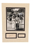 The Music Man Black and White Photo with Cut Signatures of Shirley Jones and Robert Preston
