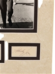 The Music Man Black and White Photo with Cut Signatures of Shirley Jones and Robert Preston