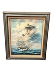Ken Summers Oil on Canvas Sea Captain