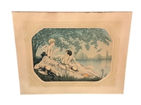 F.G. Henri "American Beauties" The Master Art Corp. Lithograph Print