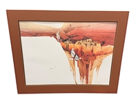 Michael Atkinson "Cliff People" S/N Lithograph