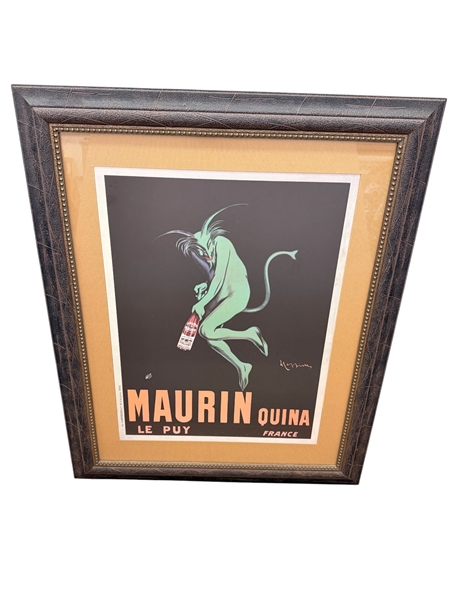 Advertising Poster Print of 1906 Maurin Quina Leonetta Cappiellos Liquor Ad