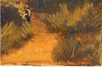 Oil on Canvas Landscape Country Scene