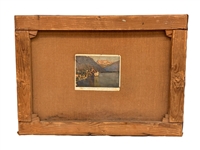 Oil on Canvas Dutch Landscape Scene